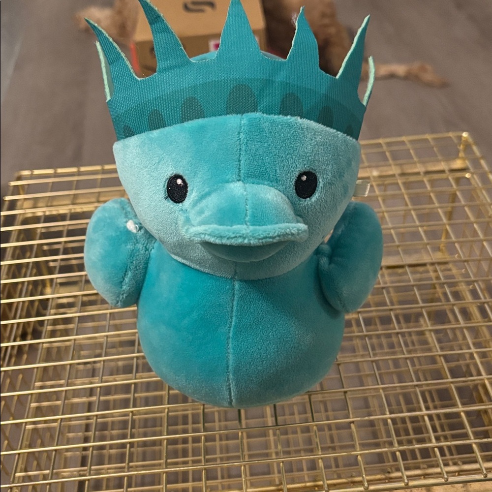 Teal Plush Toy